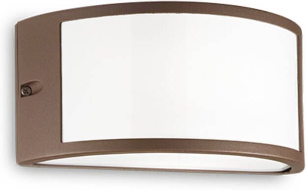 Ideal Lux Rex-1 Wandlamp Aluminium E27 Bruin