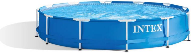 Intex Metalen Frame Zwembad Opzetzwembad Ø 305 x 76 cm Rond - Foto 8