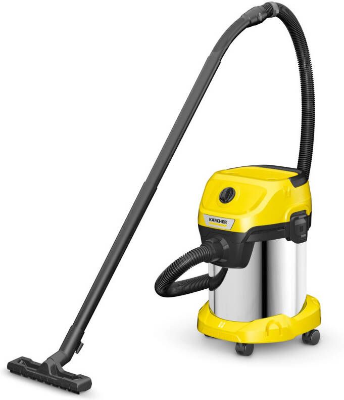 Kärcher WD 3 S V-17 4 20 nat- en droogzuiger 1000W RVS vuilreservoir 17L stroomkabel 4m - Foto 2