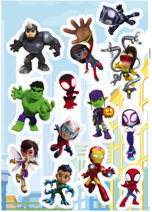 Komar Muursticker Marvel Multicolor 50 Cm X 70 Cm 612746