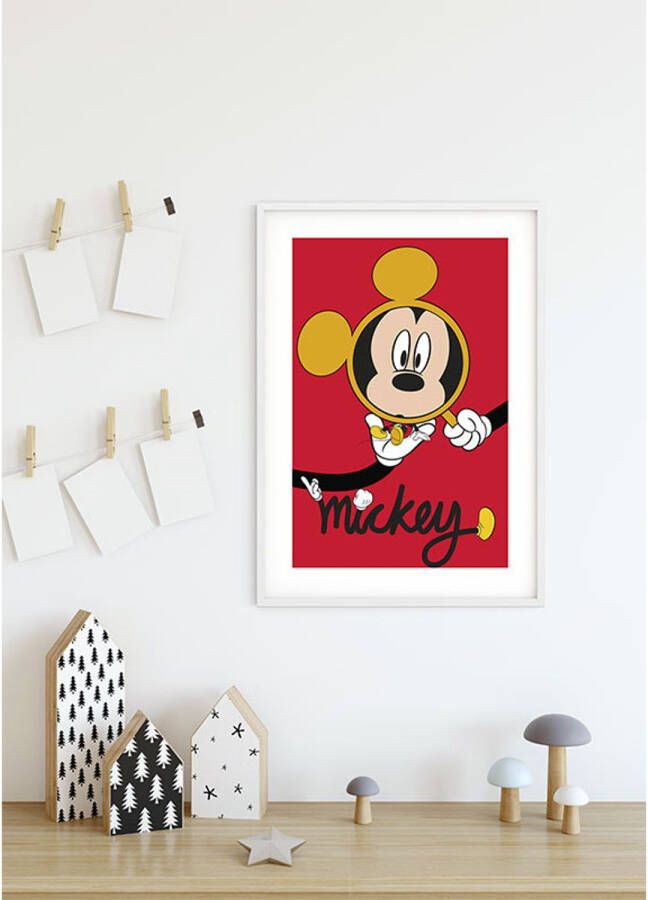 Komar Poster Mickey Mouse Vergrootglas 30 X 40 Cm