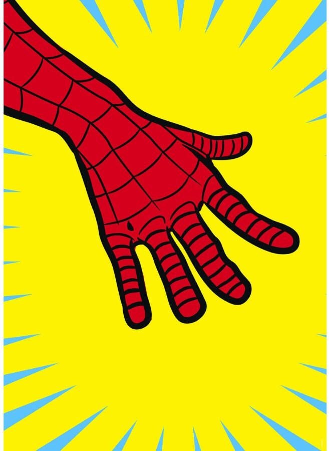 Komar Poster Spider-man Geel En Rood 30 Cm X 40 Cm 612849