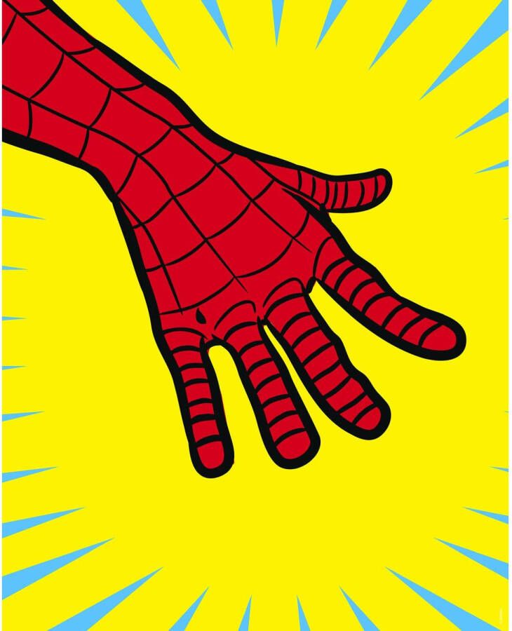 Komar Poster Spider-man Geel En Rood 40 Cm X 50 Cm 612850