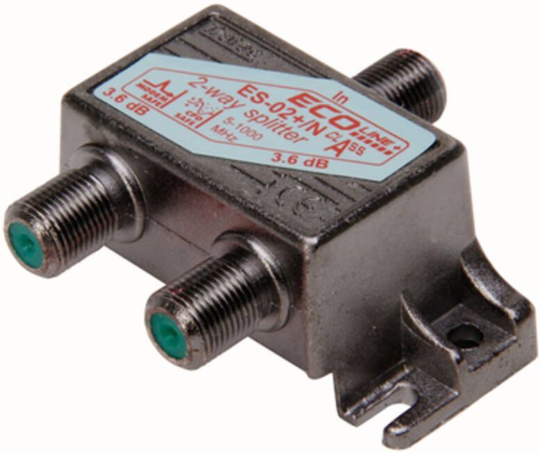 Kopp Coax F-connector Verdeler 1-in-2uit