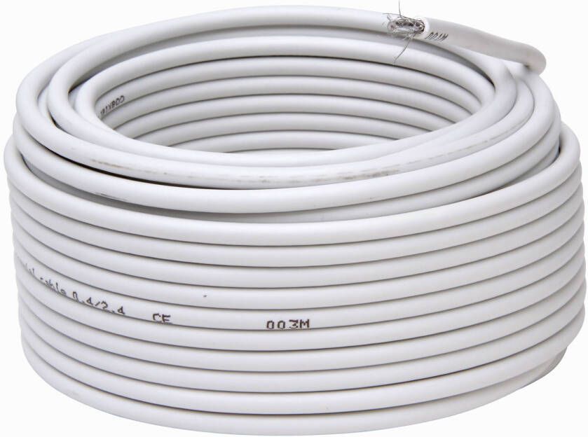 Praxis Kopp Coax Kabel 4 9mm² 75 Ohm Wit 20m