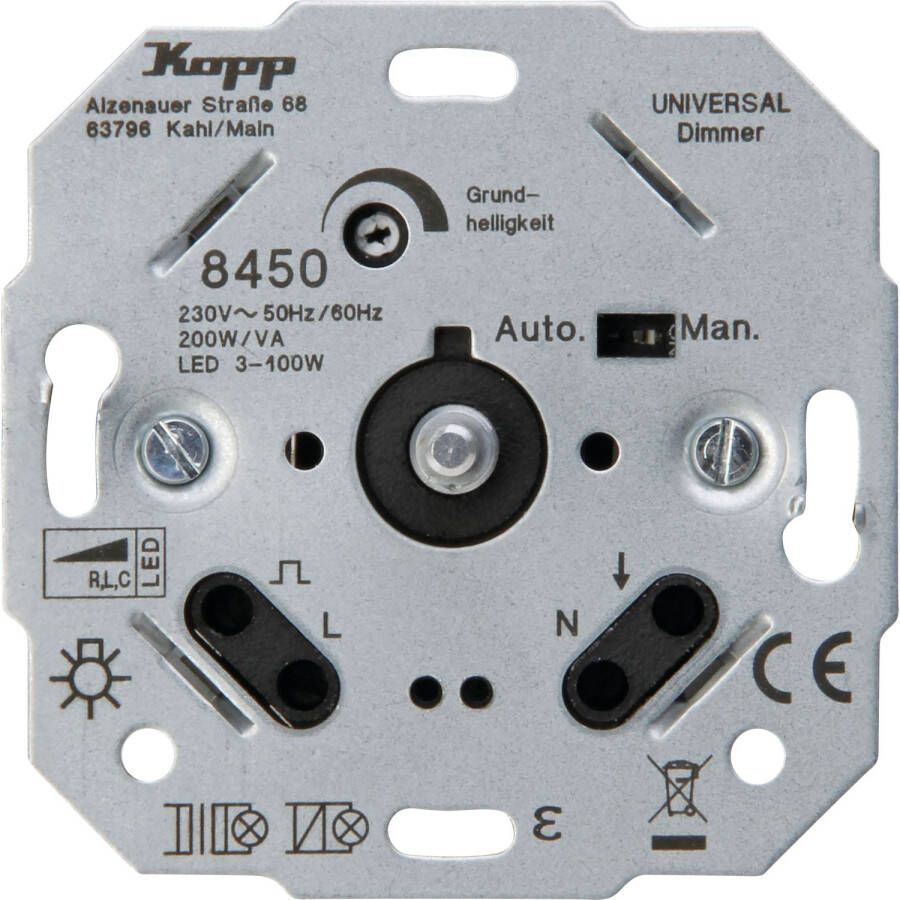 Kopp Dimmer Technikcenter Led Druk Rlc 3-170w