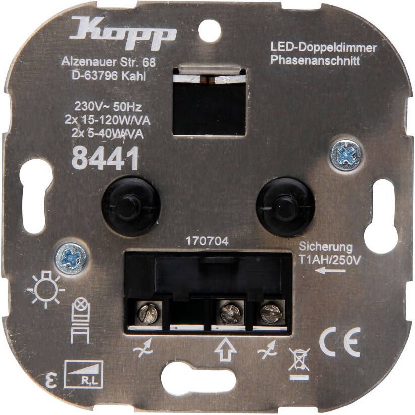 Kopp Duo-dimmer Technikcenter Rl Led 5-40w