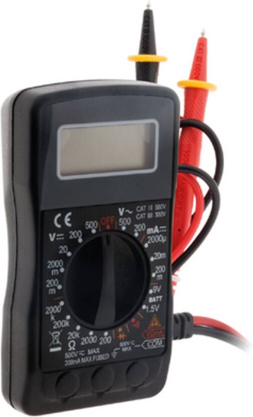 Kopp Multimeter + 7 Functies Catiii Zwart