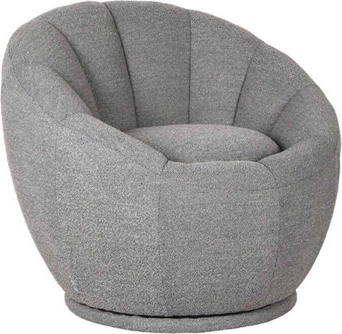 LABEL51 Fauteuil Crown Grijs Boucle