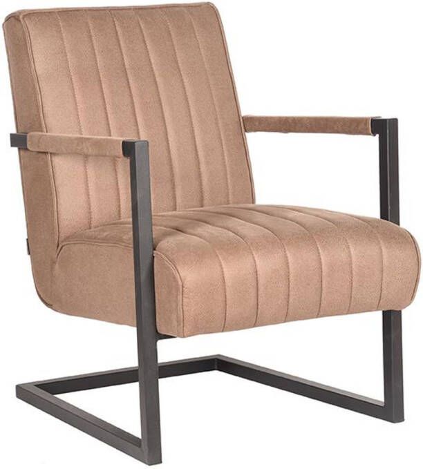 LABEL51 Fauteuil Milo Stone Microfiber