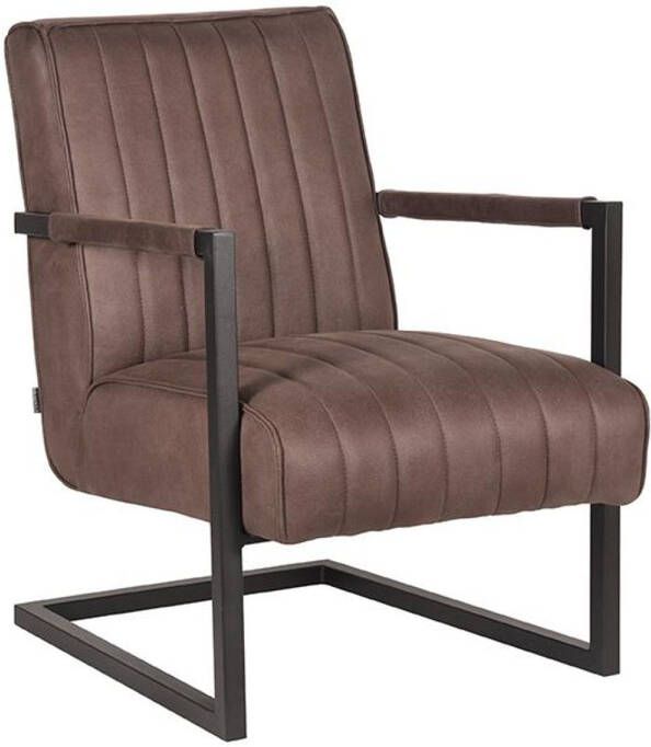 LABEL51 Fauteuil Milo Truffel Grijs Microfiber