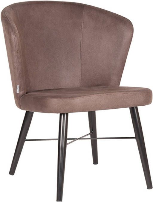 LABEL51 Fauteuil Wave Truffel Grijs Microfiber