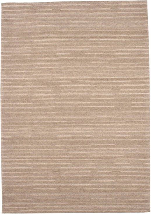 LABEL51 Vloerkleden Luxy Taupe Wol 200x300 Cm