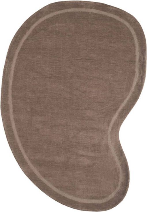 LABEL51 Vloerkleden Mody Taupe Synthetisch 200x300 Cm