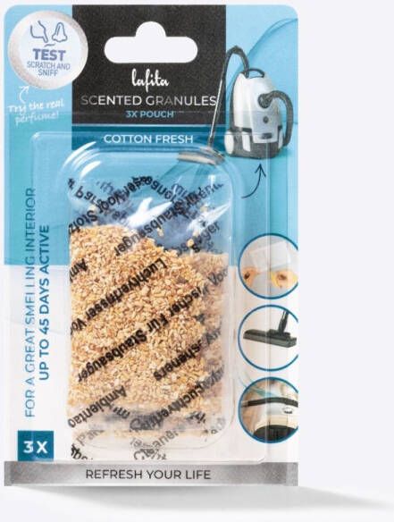 Lafita Stofzuiger Parfum 3 Stuks Cotton Fresh Luchtverfrisser Voor Stofzuigers