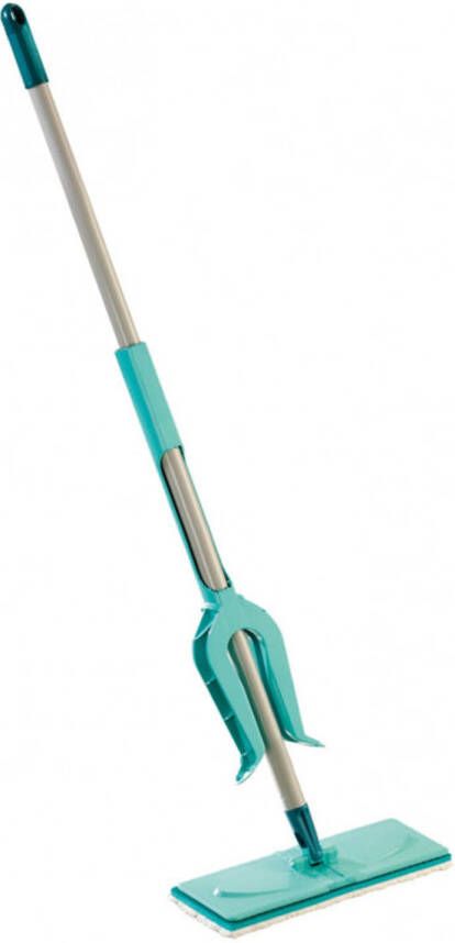Leifheit Picobello vloerwisser S Micro Duo met steel 27 cm wisbreedte turqouise grijs - Foto 2