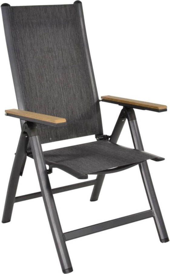 Lesliliving Lesli Living Stoel verstelbaar Arezzo 57x69x103 cm aluminium - Foto 2