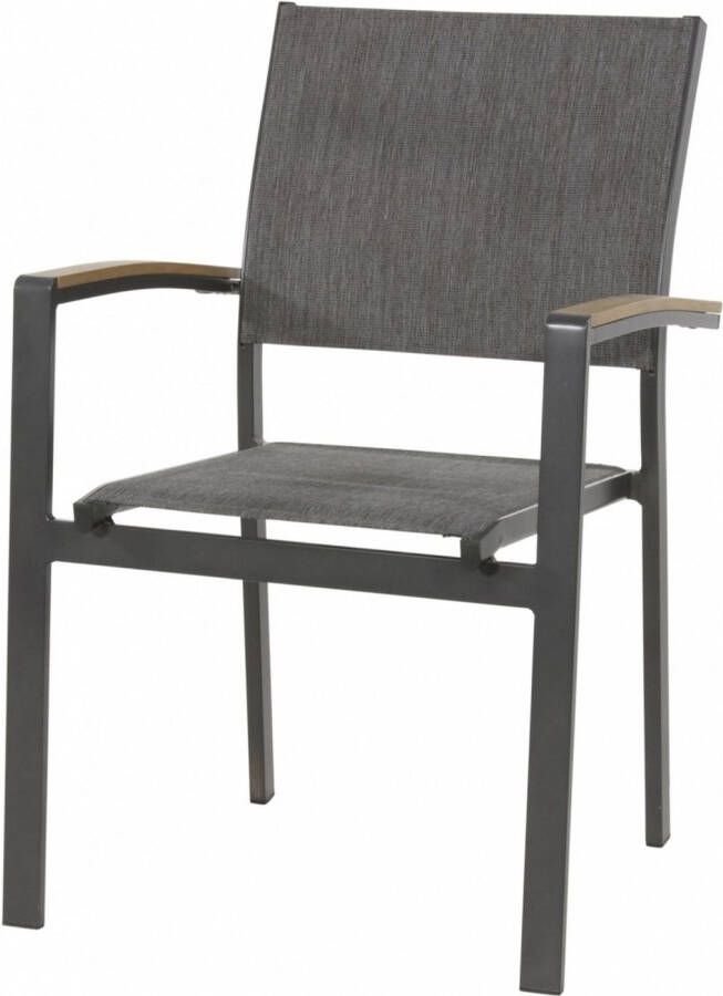 Lesliliving Outdoor Living Tuinstoel Arezzo Antraciet - Foto 2