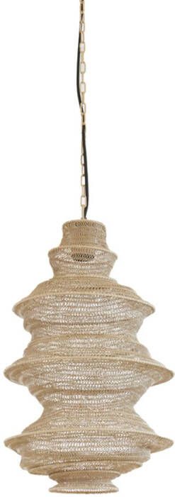 Light & Living Light&living Hanglamp Ø31x55 cm NAKISHA zand