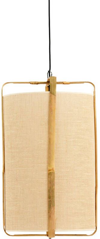 Light & Living Light&living Hanglamp Ø42x70 cm SENDAI zand+bamboe naturel