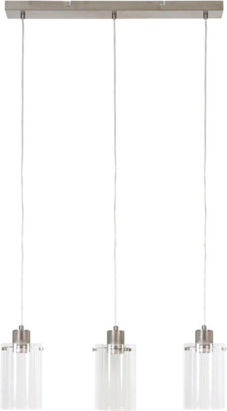 Light & Living Light and Living hanglamp transparant glas 3049628