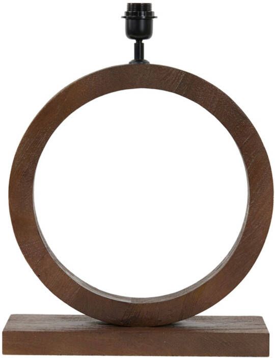 Light & Living Tafellamp Tinar Mangohout 55cm Bruin (excl. kap) Japandi