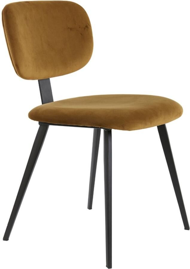 Light & Living Eetkamerstoel Aaliyah 55.5x45.5x80cm Bruin Set Van 2 - Foto 2