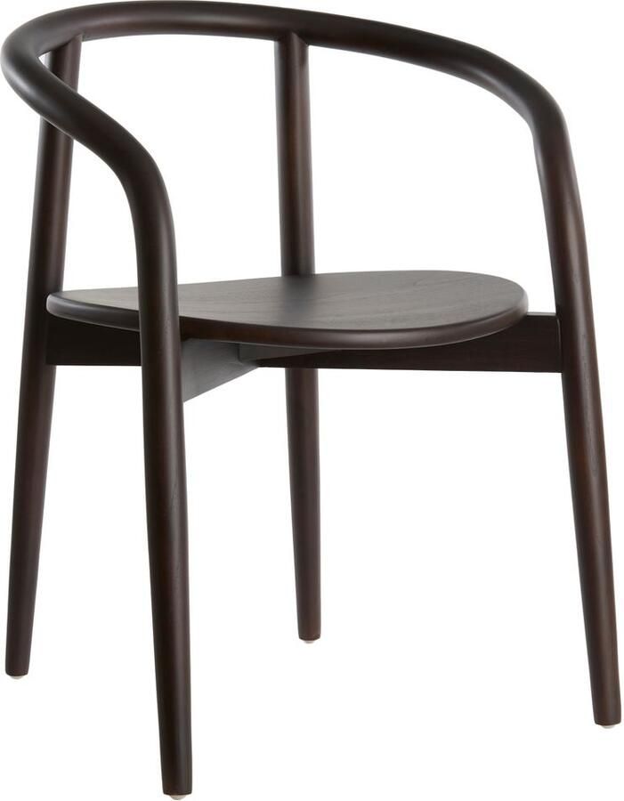 Light & Living Light&living Eetkamerstoel 59x53x74 cm PALCA hout donker bruin