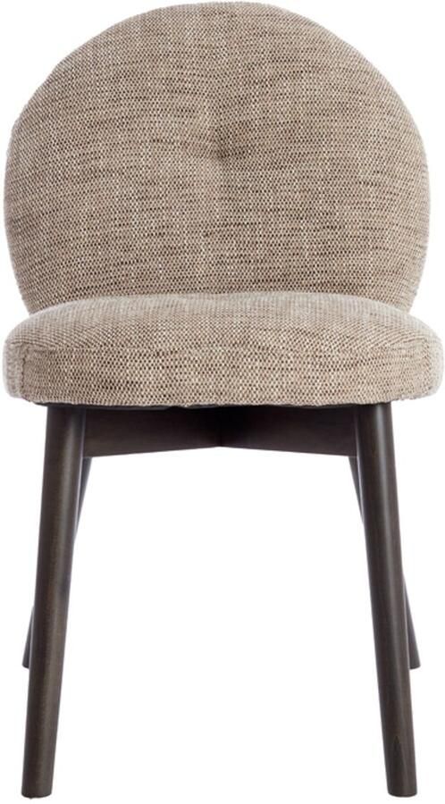 Light & Living Light&living Eetkamerstoel 59x50x83 cm SINOSA bruin-crème+hout dnkr bruin
