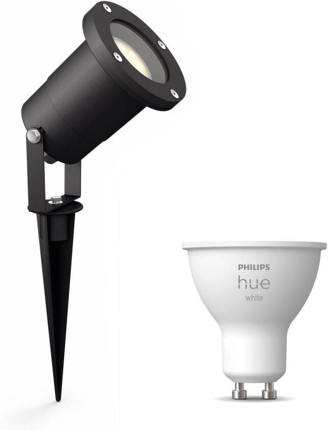 Light Gallery Philips Puled Tuinspot Prikspot Met Hue White Gu10 Lamp