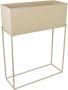 LOFT42 Flora Staande plantenbak Rechthoek Beige Metaal 55x70x20 - Thumbnail 2