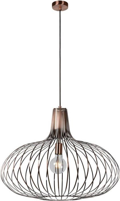 Leen Bakker Lucide hanglamp Manuela koperkleur 65 cm