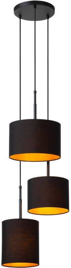 Lucide MAYA Hanglamp Ø 46 cm 3xE27 Zwart - Foto 3