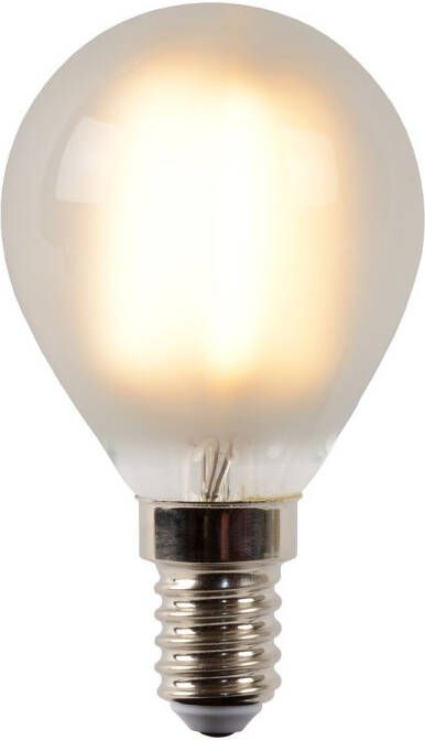 LUCIDE Ledfilamentlamp Mat Glas P45 Dimbaar E14 4w