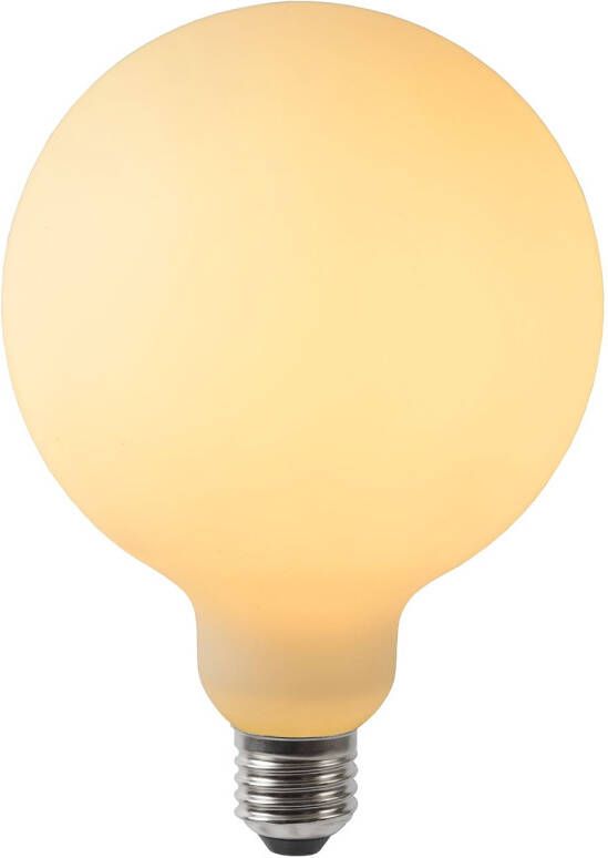 Lucide G125 Filament lamp Ø 12 5 cm LED Dimb. E27 1x5W 2700K Opaal