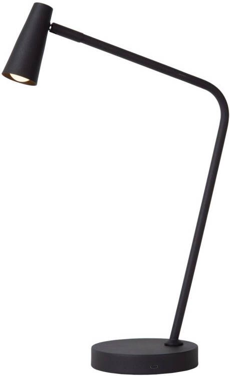 Lucide STIRLING Oplaadbare Tafellamp Accu Batterij LED Dimb. 1x3W 2700K - Foto 2