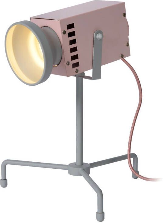 Lucide BEAMER Tafellamp Kinderkamer LED 1x3W 3000K Roze