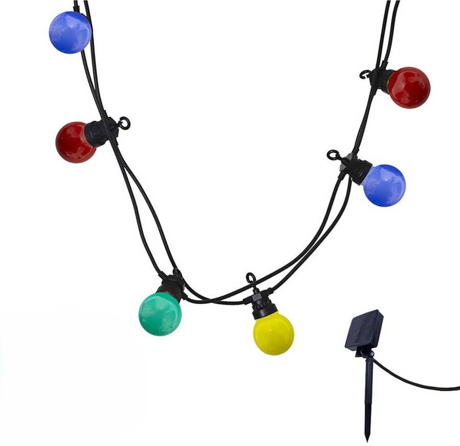 Lumisky Zonneslinger 10 Wereldbollen Multicolore 5.7 M Party Guinguette Solar