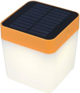 LUTEC | Tafel cube| Tafellamp | Tuinverlichting | Solar led| 3-staps dimmer|