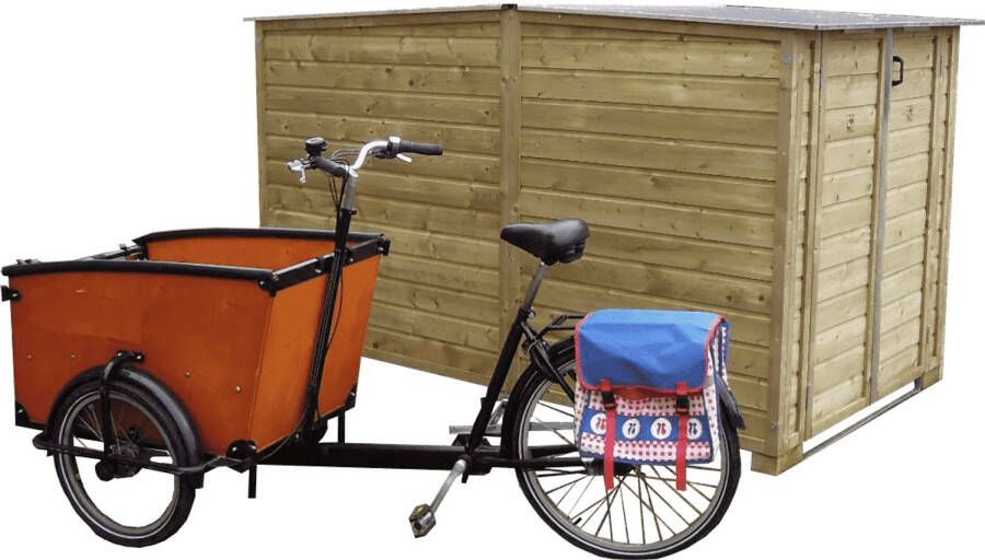 Lutra box Tuinkast Motorberging 150x273x156cm