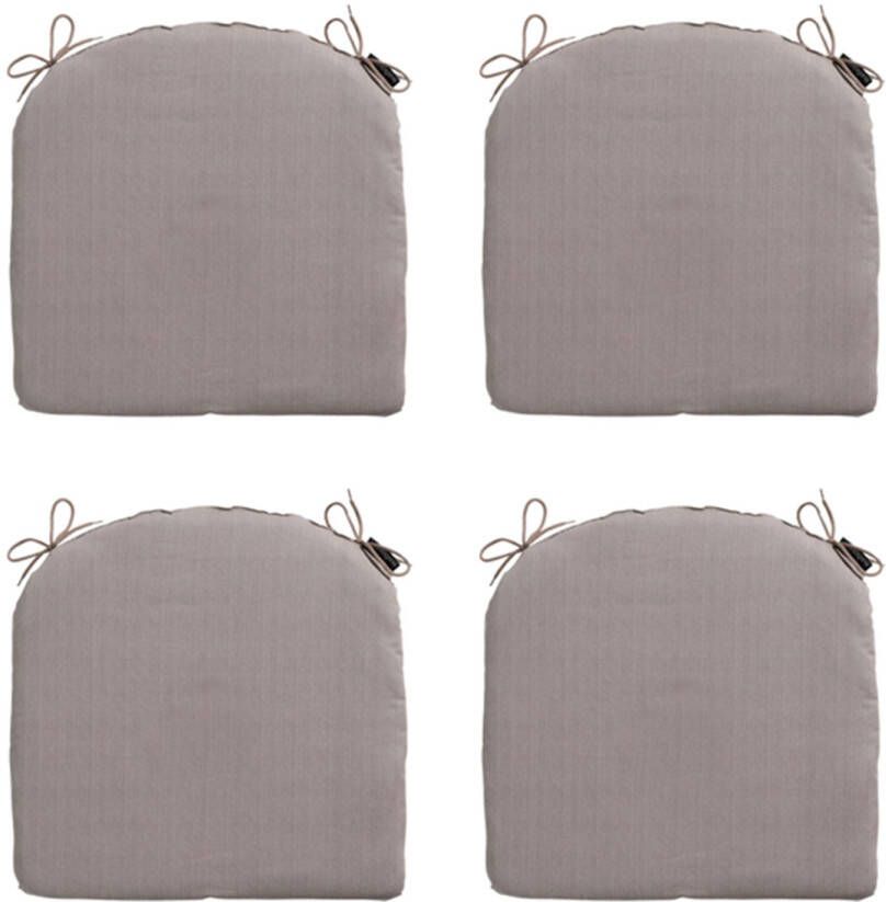 Madison Zitkussen Basic Taupe 46x48 Bruin 4 Stuks