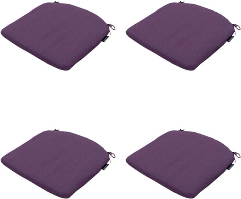 Madison Zitkussen Panama Purple 46x48cm 4 Stuks