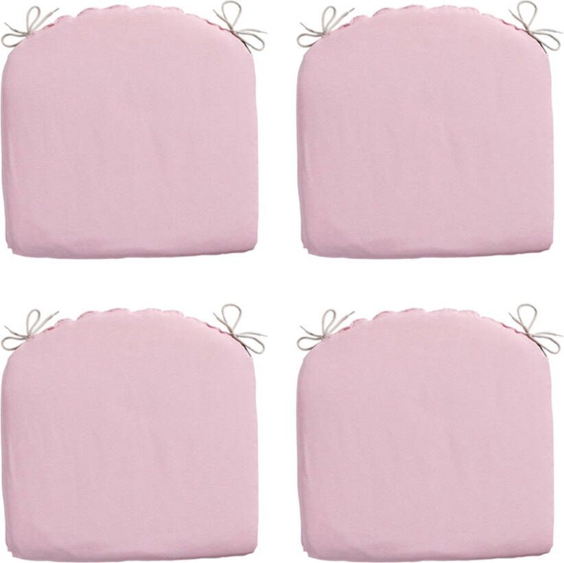 Madison Zitkussen Panama Soft Pink 46x48 Roze 4 Stuks
