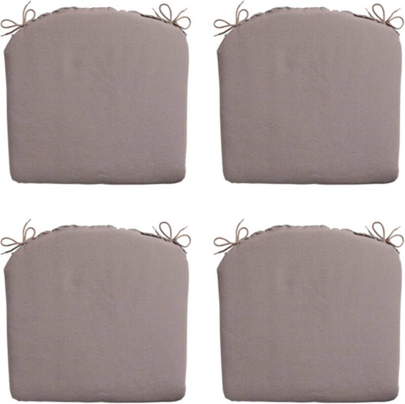 Madison Zitkussen Panama Taupe 46x48 Bruin 4 Stuks