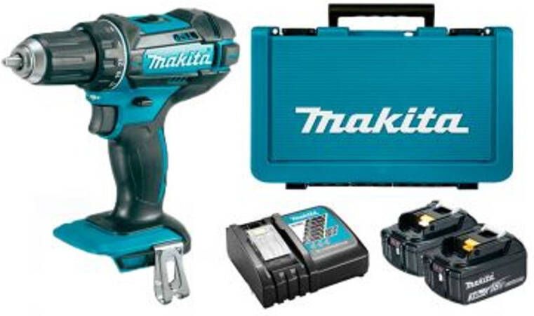 Makita Boormachine Ddf482rfe 18v (2 Accu's)