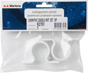 Martens zadel 32mm wit