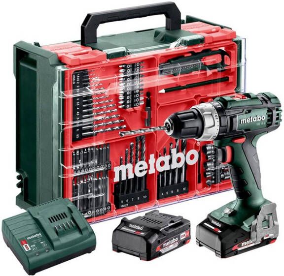 Metabo Accu-klopboormachine Set Zwart Groen