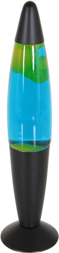 Mexlite Lavalamp Volcan Yellow 1-lichts zwart