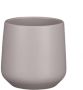 Mica Decorations Bloempot mat taupe keramiek voor kamerplant H13.5 x D14 cm plantenpotten - Thumbnail 3