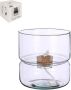 Mica Decorations Elements Bloempot met Bewateringssysteem H22 x Ø19 cm Glas - Thumbnail 3